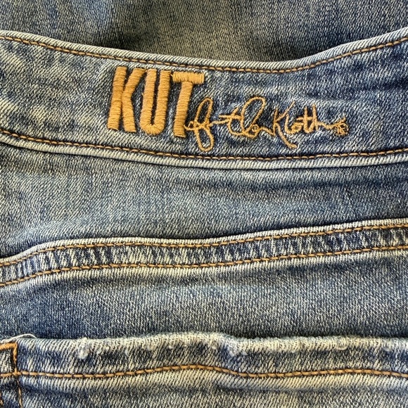 KUT from the Kloth Katy Boyfriend Jeans Mid Rise Denim Size 8 - Picture 8 of 12